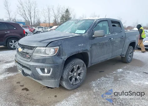 2016 Chevrolet Colorado Z71 from USA, damaged, VIN 1GCGTDE35G1325876